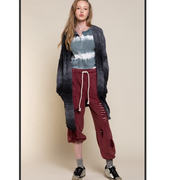 Velvet Chenille Moonlight Pocket Cardigan - Picture 10 of 10